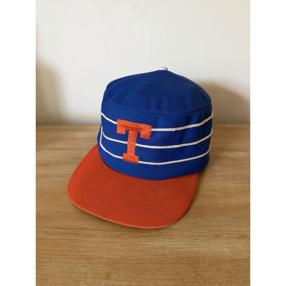 Vintage 80s Tidewater Tides Stout “T” Snapback  Hat Cap Mets  AAA Pill Twins USA